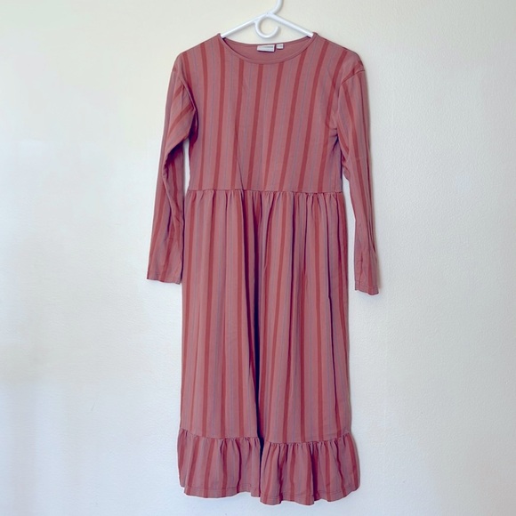 The Campamento striped jersey maxi dress in size 11-12 years - Picture 1 of 3